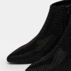 Bota Caña Baja Bright En Sintético Negro