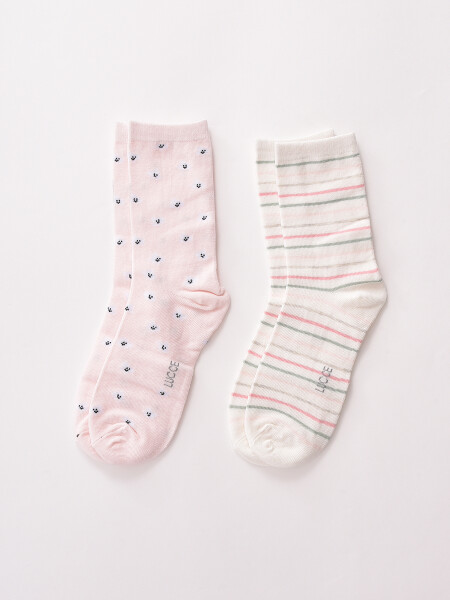 MEDIAS PACK X2 ESTAMPADO 2