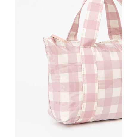 Portacosméticos Cuadrillé Estampado Geometrico