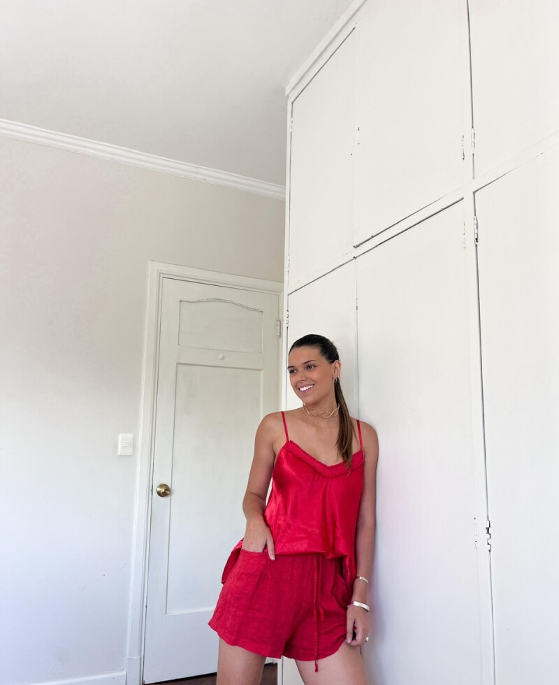 Muscu seda rojo
