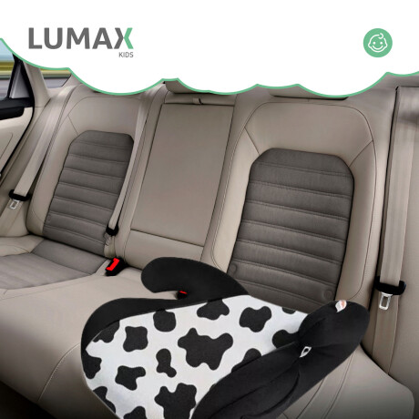 Booster Alzador de Seguridad Lumax Kids para Auto Blanco y Negro
