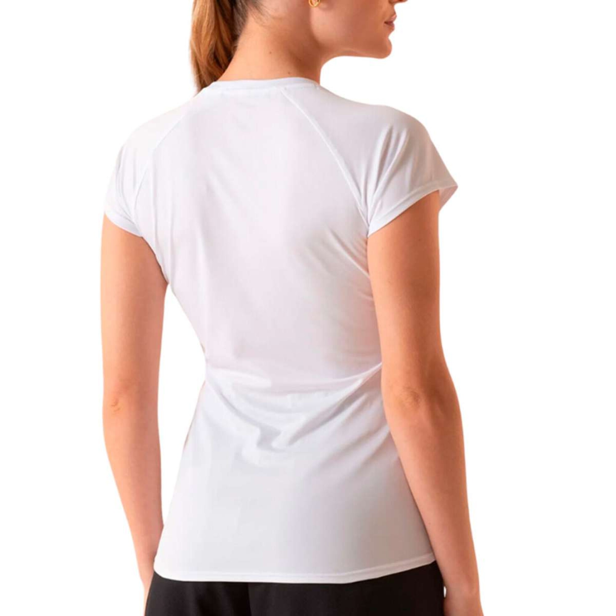Fila Basic Remera Manga Corta De Tenis Para Mujer - Blanco — Tienda Soy ...
