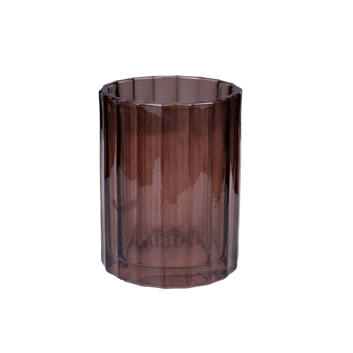 VASO - DE BAÑO MARRÓN VIDRIO AQUA GL-0374 