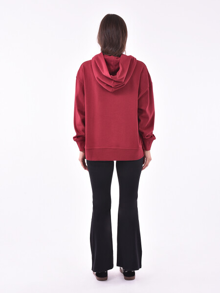 HOODIE DELFINO BORDEAUX