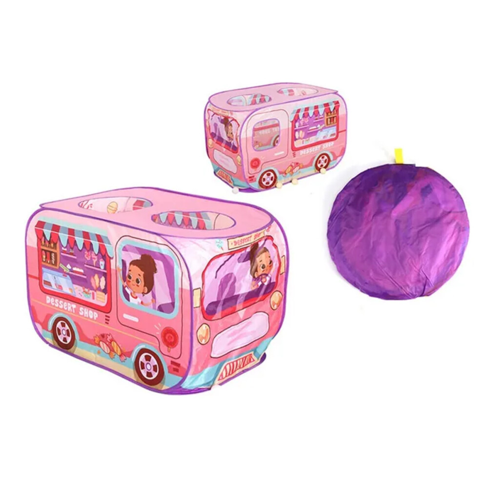 Carpa Infantil Plegable Omnibus Rosa