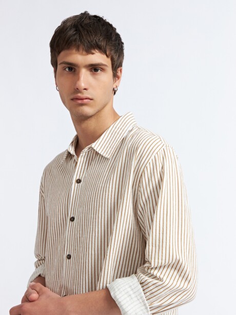 CAMISA BRAD BEIGE