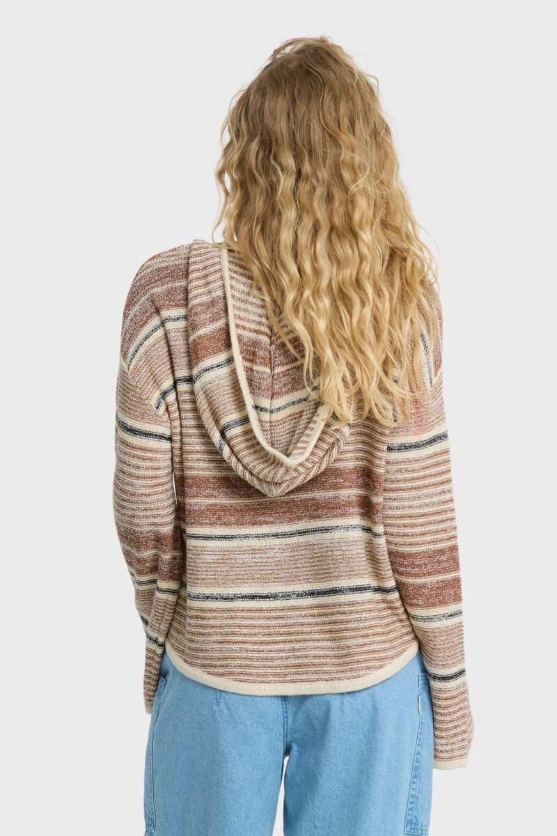 SWEATER BAJA BEACH H-marron