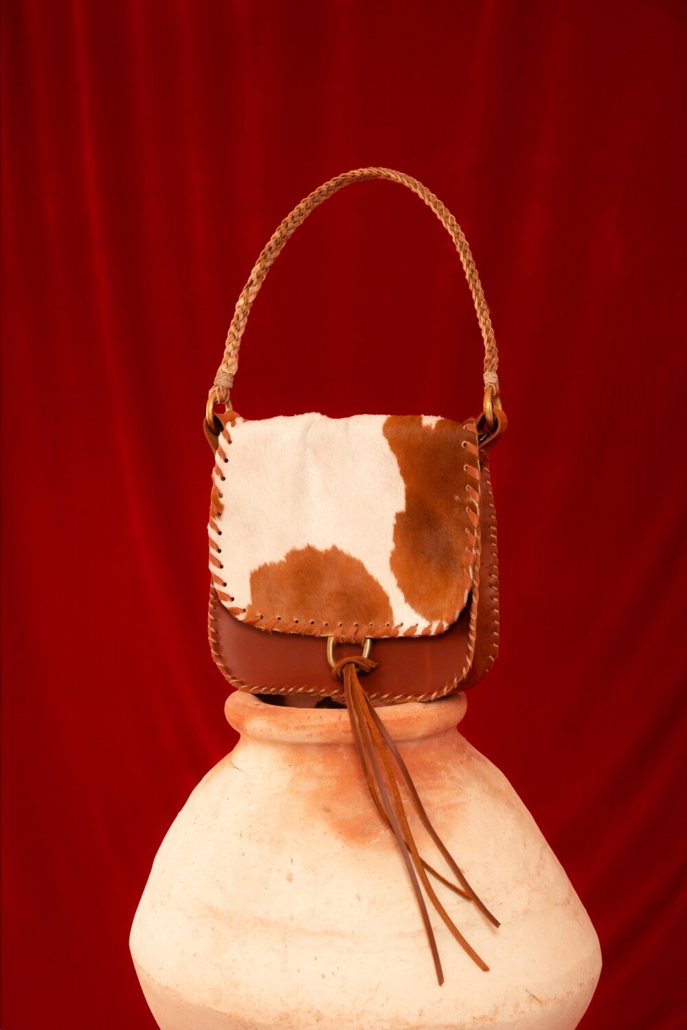 Cartera Lady Bag Cowhide claro