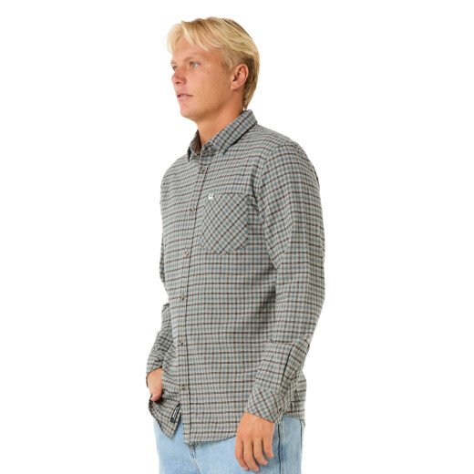 Camisa Rip Curl Classic Surf Checked In Flanne Camisa Rip Curl Classic Surf Checked In Flanne