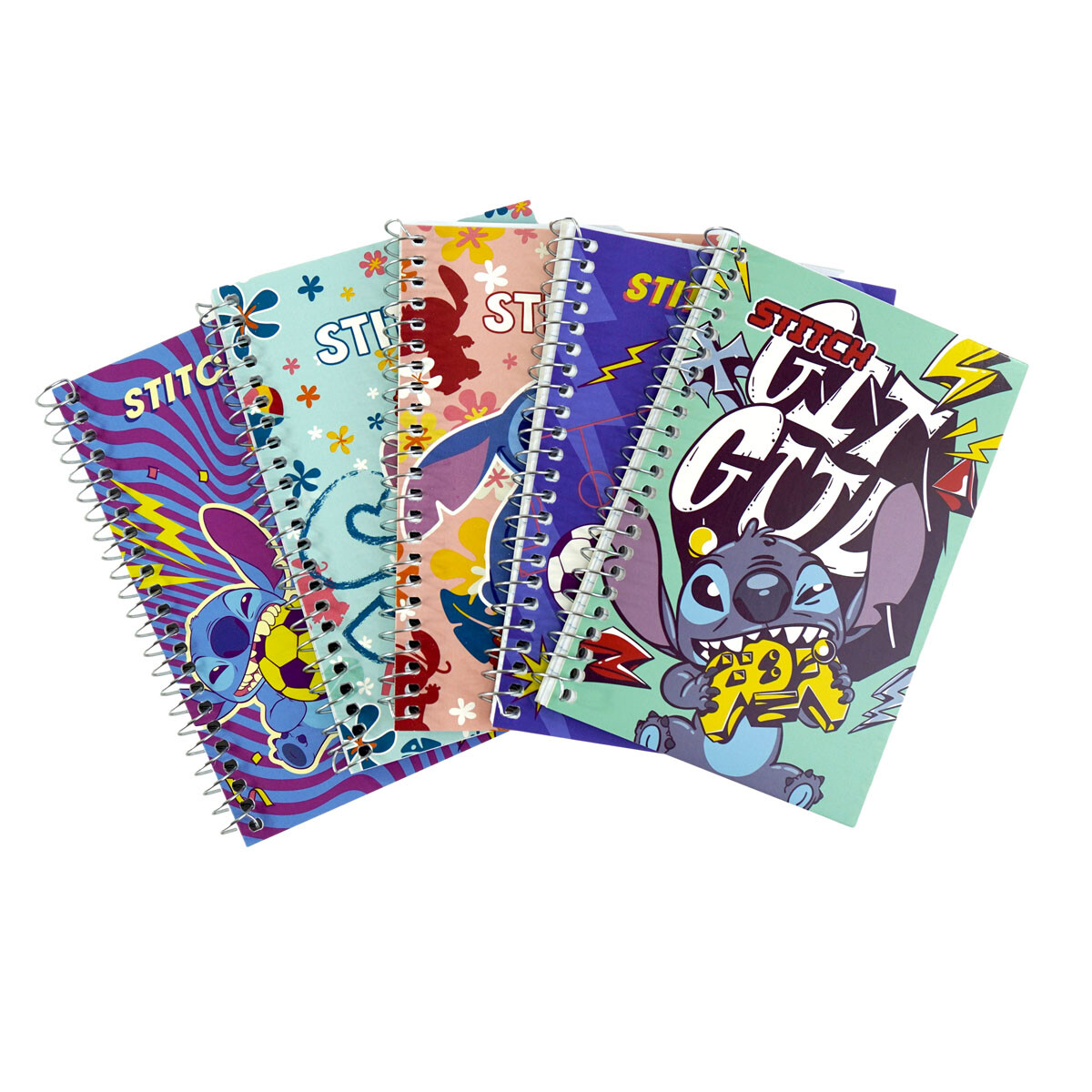 LIBRETA ESPIRAL DISNEY 48H STITCH 