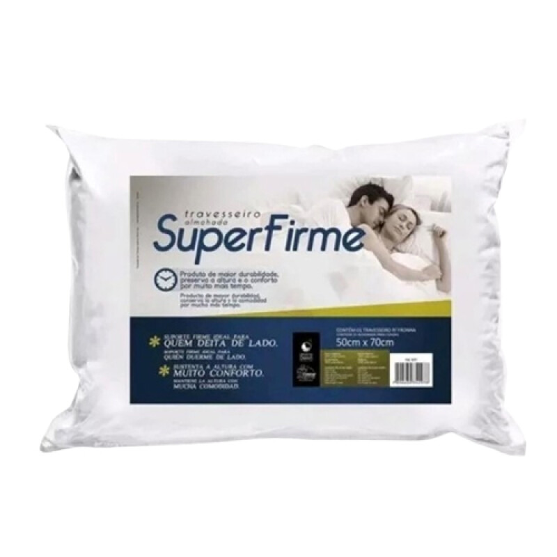 Super firme almohada alergénica fibras de poliéster 50x70 cm - 4297 Super firme almohada alergénica fibras de poliéster 50x70 cm - 4297