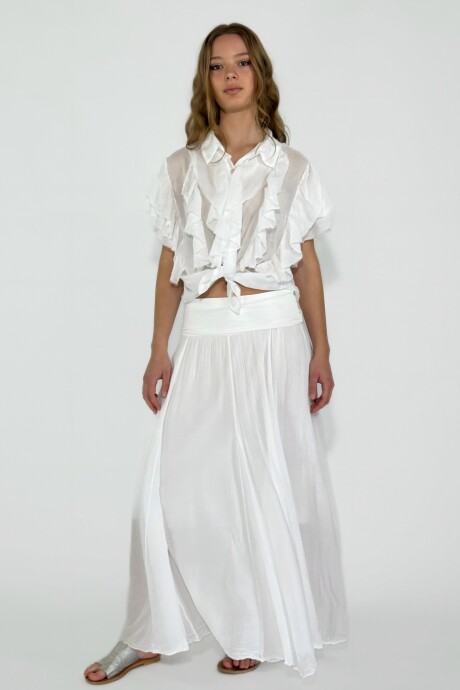 POLLERA BRENTA Blanco