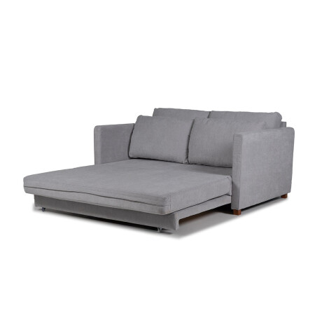 Sofá Cama Niki - Tela Microfibra 10286 (Gris)