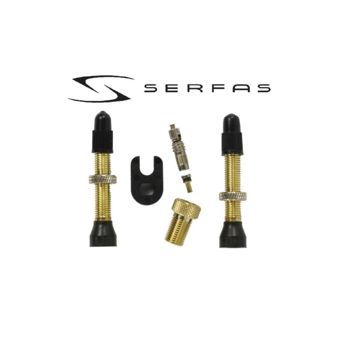 Valvula Bicicleta Serfas Tubeless Kit X2 