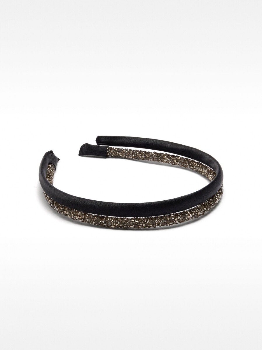 Conjunto De Diademas Finas - negro 