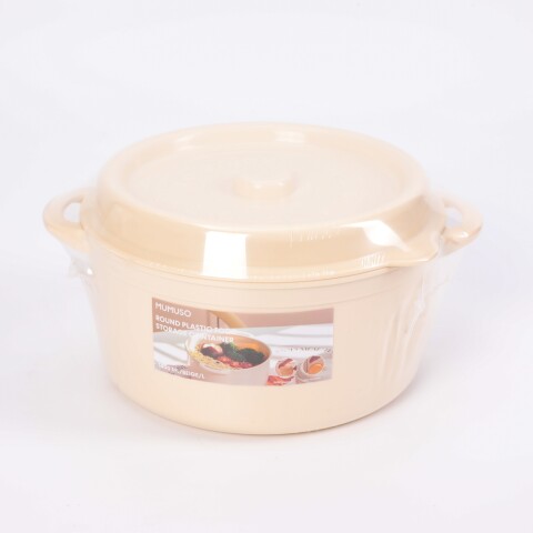 CONTENEDOR DE ALIMENTOS 1400 ML. COLOR BEIGE TAMAÑO GRANDE (L) CONTENEDOR DE ALIMENTOS 1400 ML. COLOR BEIGE TAMAÑO GRANDE (L)