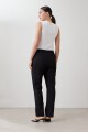 Pantalón recto negro