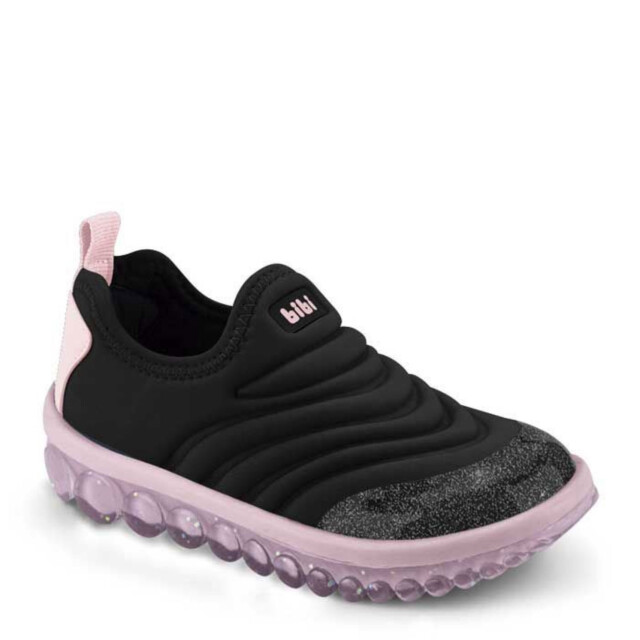 Championes de Niña Bibi Negro - Rosado