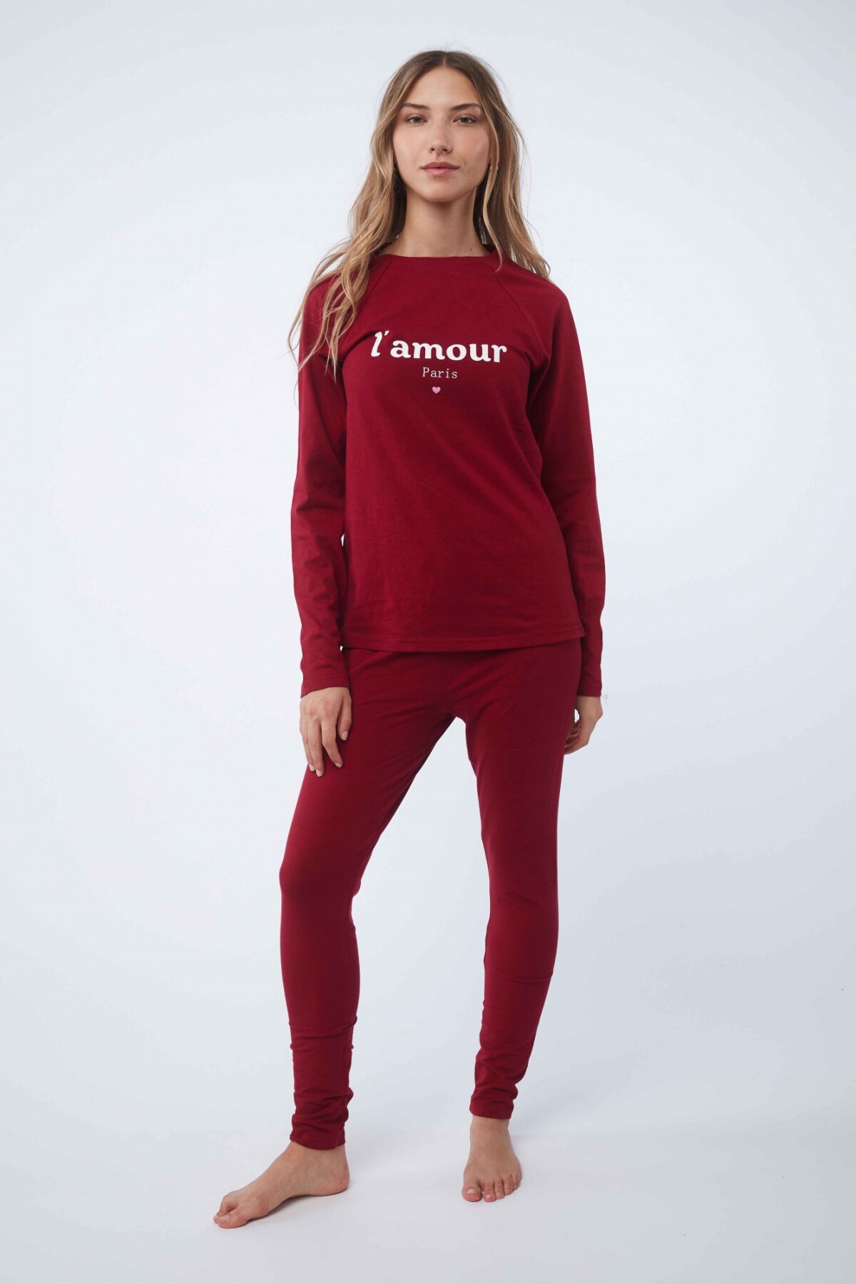 Camiseta Marina Burdeos