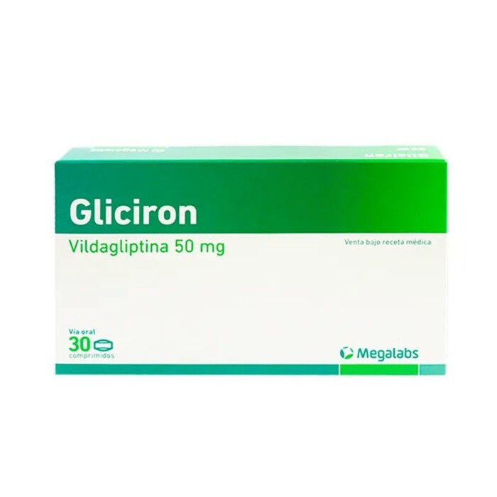 GLICIRON 50 MG CJ X 30 COMP. única
