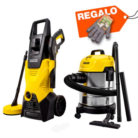 COMBO 1 HIDRO K3 T150 + ASPIRAD WDS1 KARCHER + GUANTES OBSEQUIO Sin color
