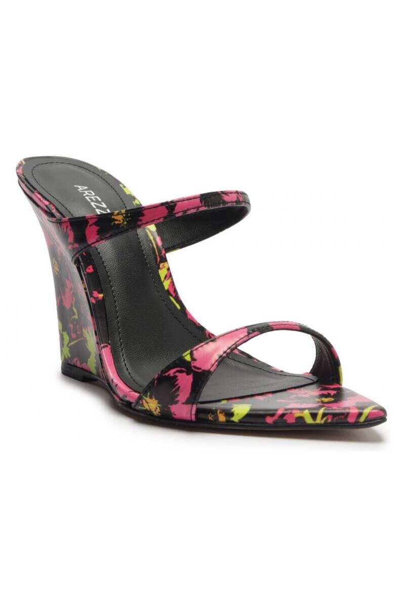 SANDALIA TACO ALTO MULTICOLOR 