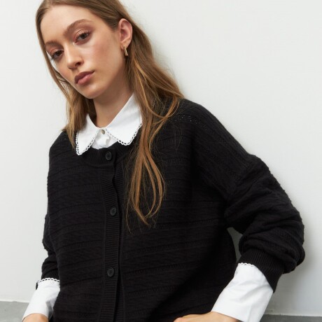 CARDIGAN TEO Negro
