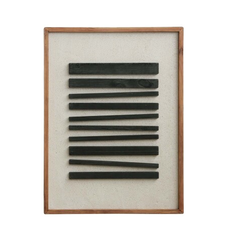 CUADRO MADERA MARRON FE8705