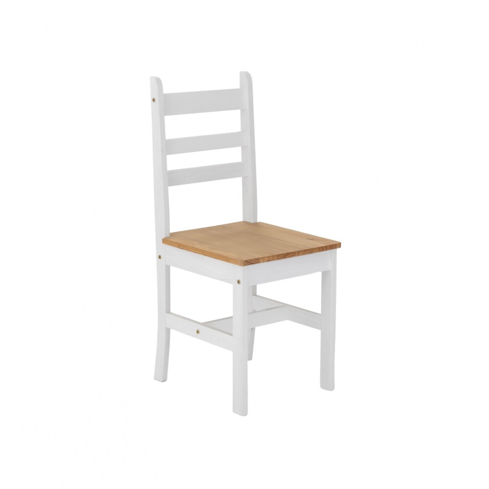 Juego de Comedor Lucia Plus 4 Sillas Madera - Blanco Juego de Comedor Lucia Plus 4 Sillas Madera - Blanco
