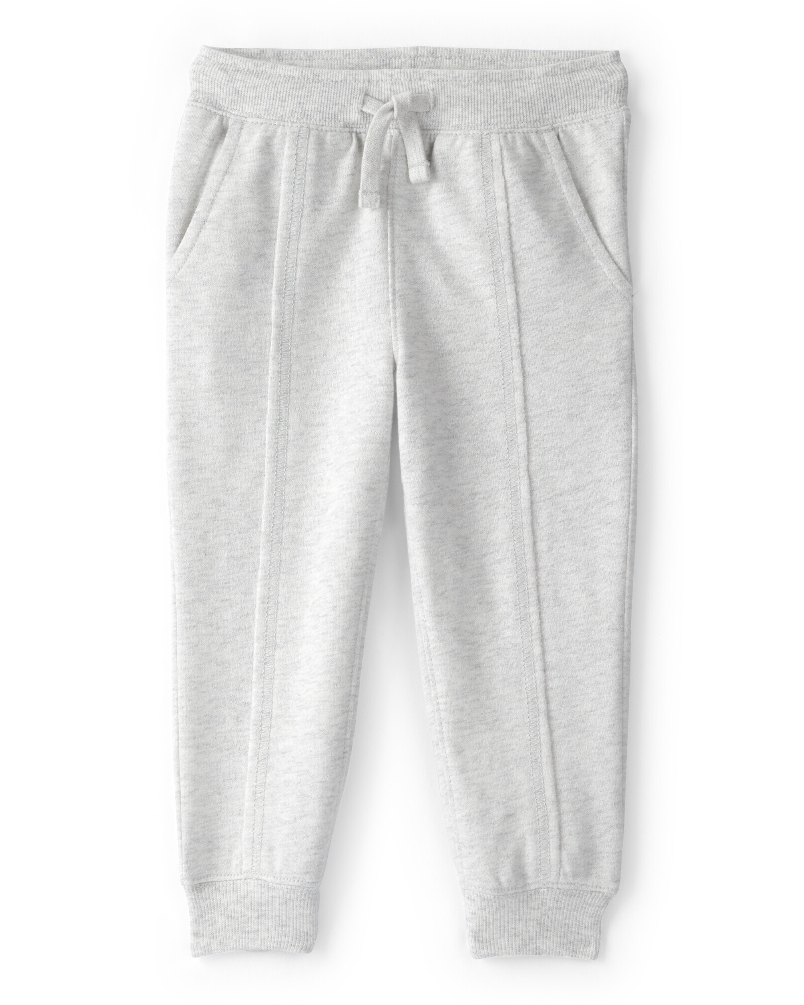 Pantalón deportivo de algodón, gris Sin color