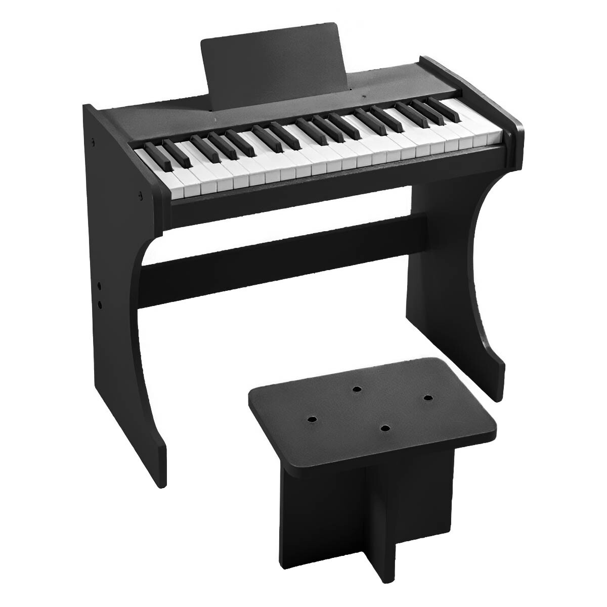 Órgano Teclado Musical Madera Clásico Beethoven Niño - Negro 