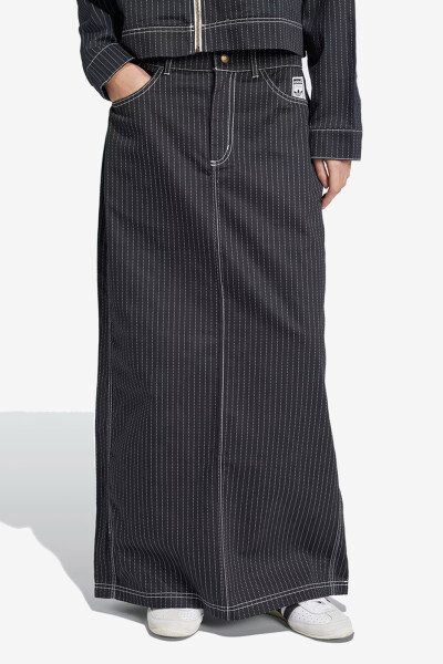 AOP MAXI SKIRT Negro