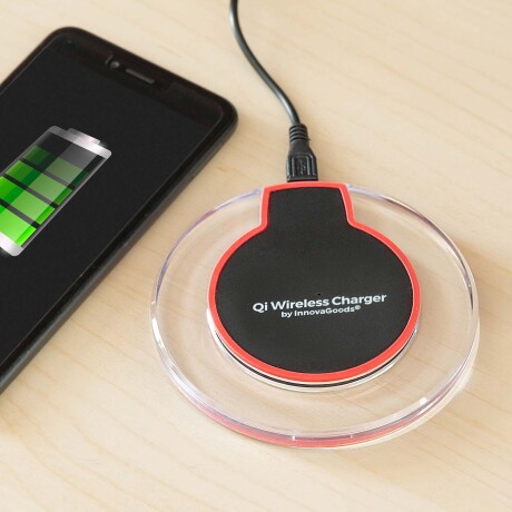 CARGADOR INAL SMARTPHONES QI ABS TRANSPARENTE INNOVAGOODS