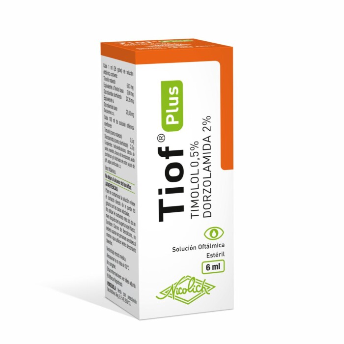 TIOF PLUS GTS.OFT. FRASCO X 6 ML. única