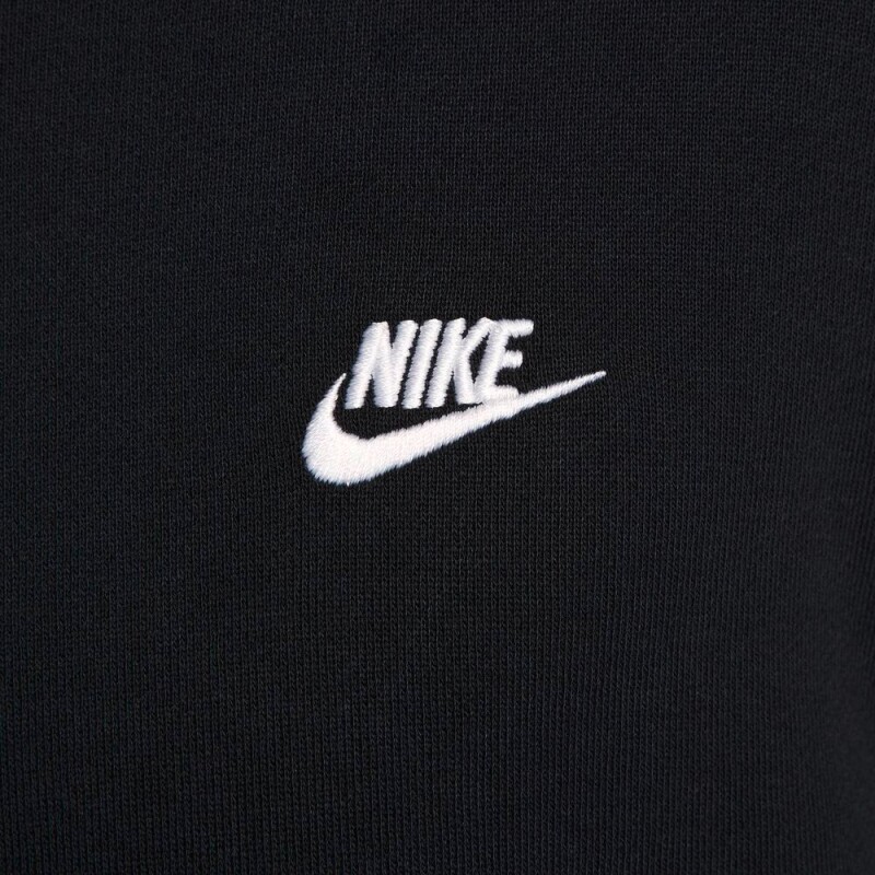 Abrigo Nike Club Fleece Hoodie de Hombre Negro