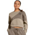 Essential Fleece Crop Crew-BRN BRN-200