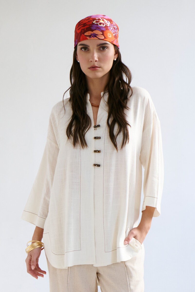SOBRECAMISA ALAMAR - NATURAL 