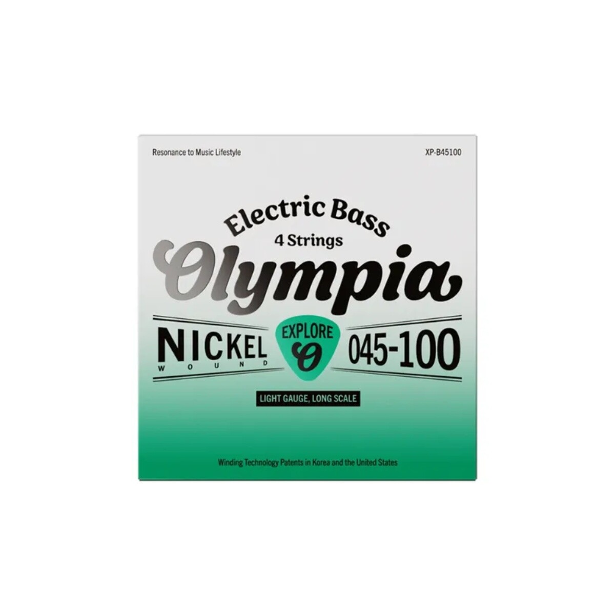 ENCORDADO BAJO OLYMPIA EXPLORE XPB45100 NICKEL WOUND 45-100 