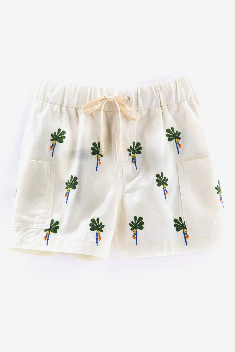 Short niño Blanco