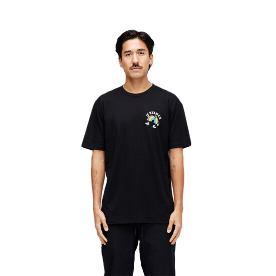 Remera Stance Coin Flip Negro