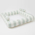 Colchoneta inflable de red para 2 personas The Vacay Olive