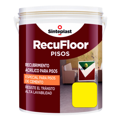 Recufloor Pisos al agua Amarillo