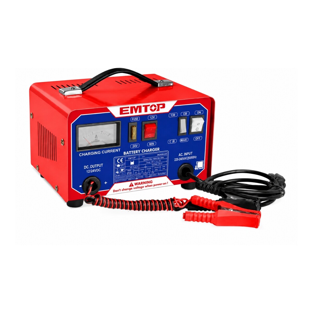 CARGADOR DE BAT. 220V/12V 50/60 EFCR16011 EMTOP Cargador De Bat. 220v/12v 50/60 Efcr16011 Emtop