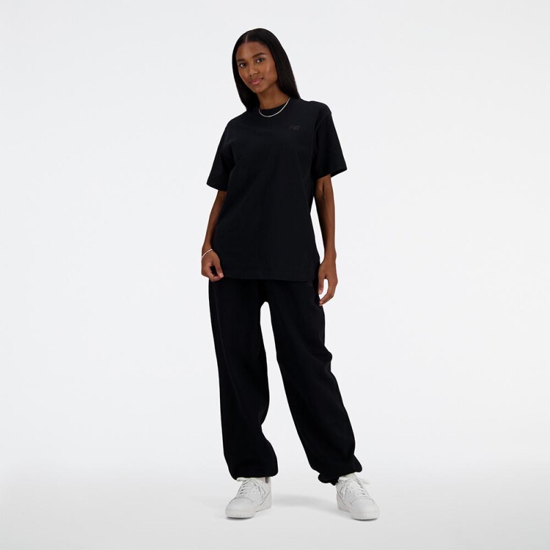 Polo New Balance Athletics Jersey Mujer Black