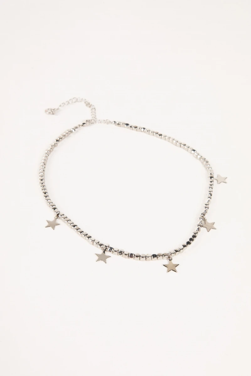 COLLAR BALTE Plateado
