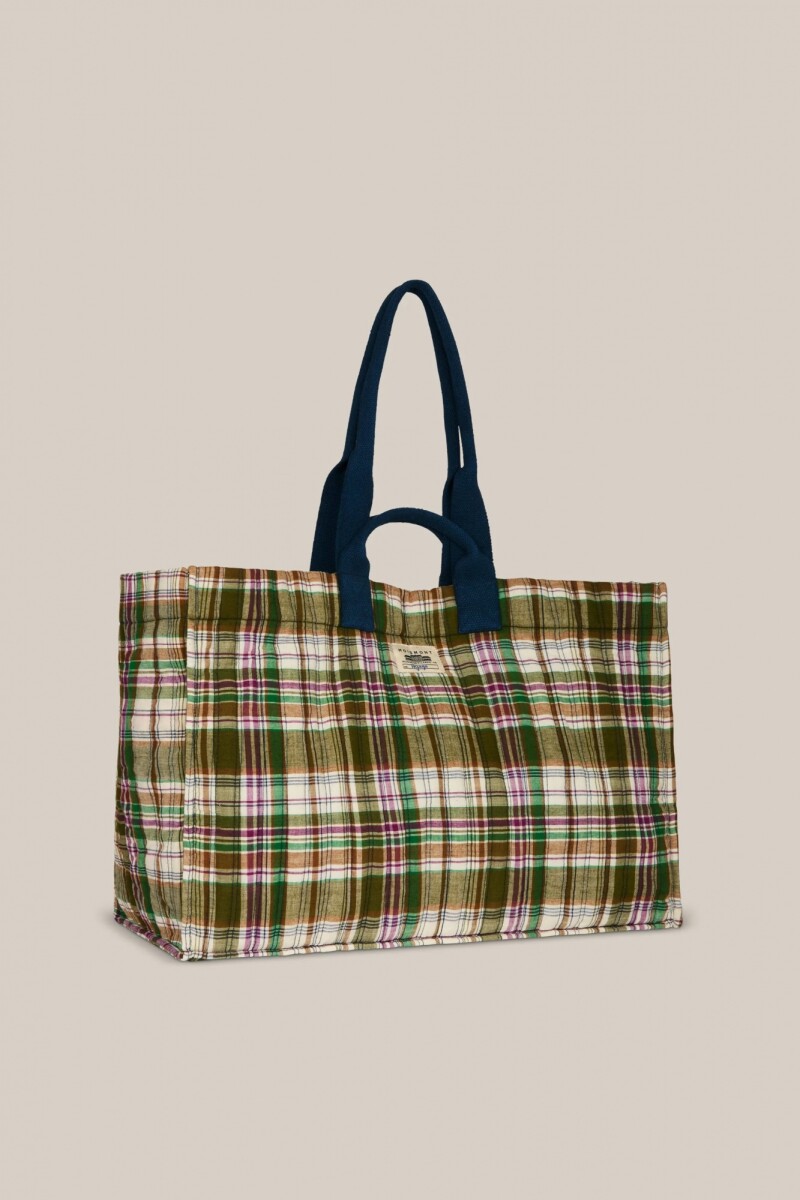BOLSO SECRET CHECKS Verde