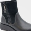 Bota Cuero Lombardino 36-40 Negro