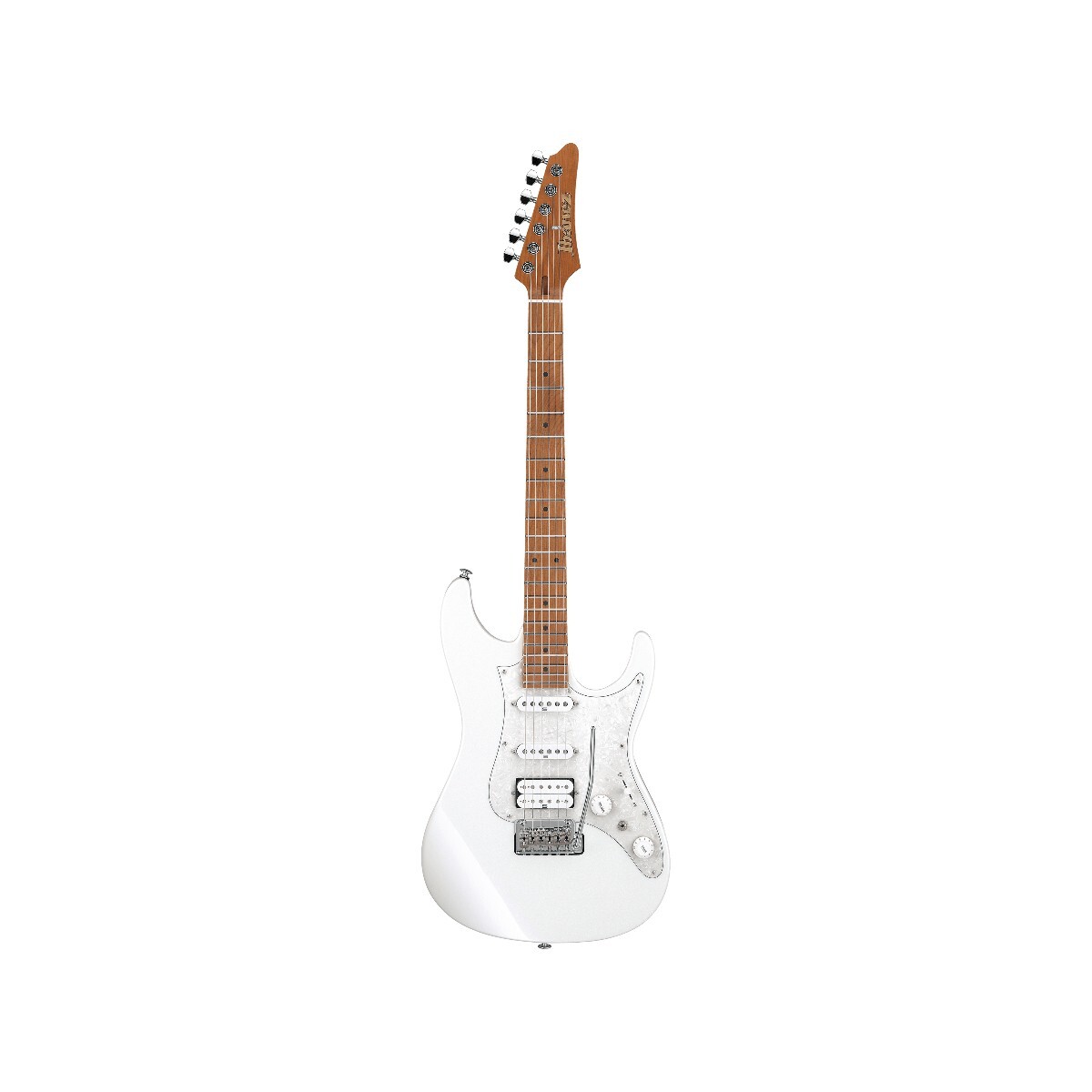 Guitarra Electrica Ibanez Az2204-pw Pearl White Con Estuche 