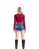 Top Cropped Futura Rojo U