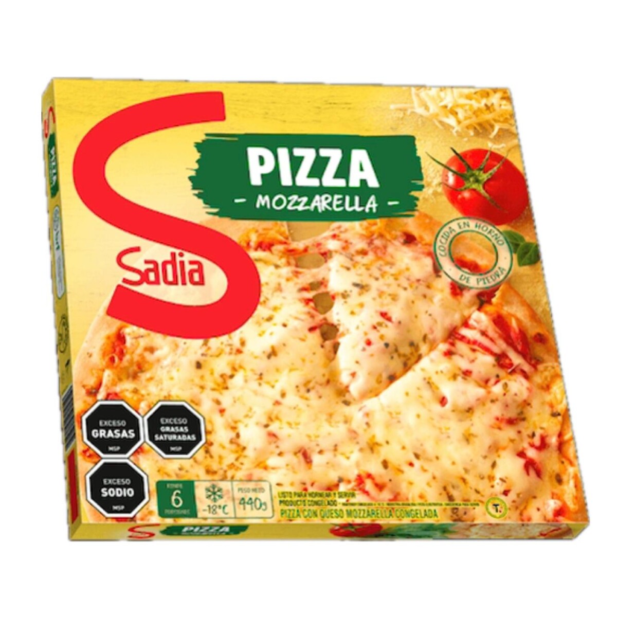 Pizza Muzzarella Sadia 440 Grs 